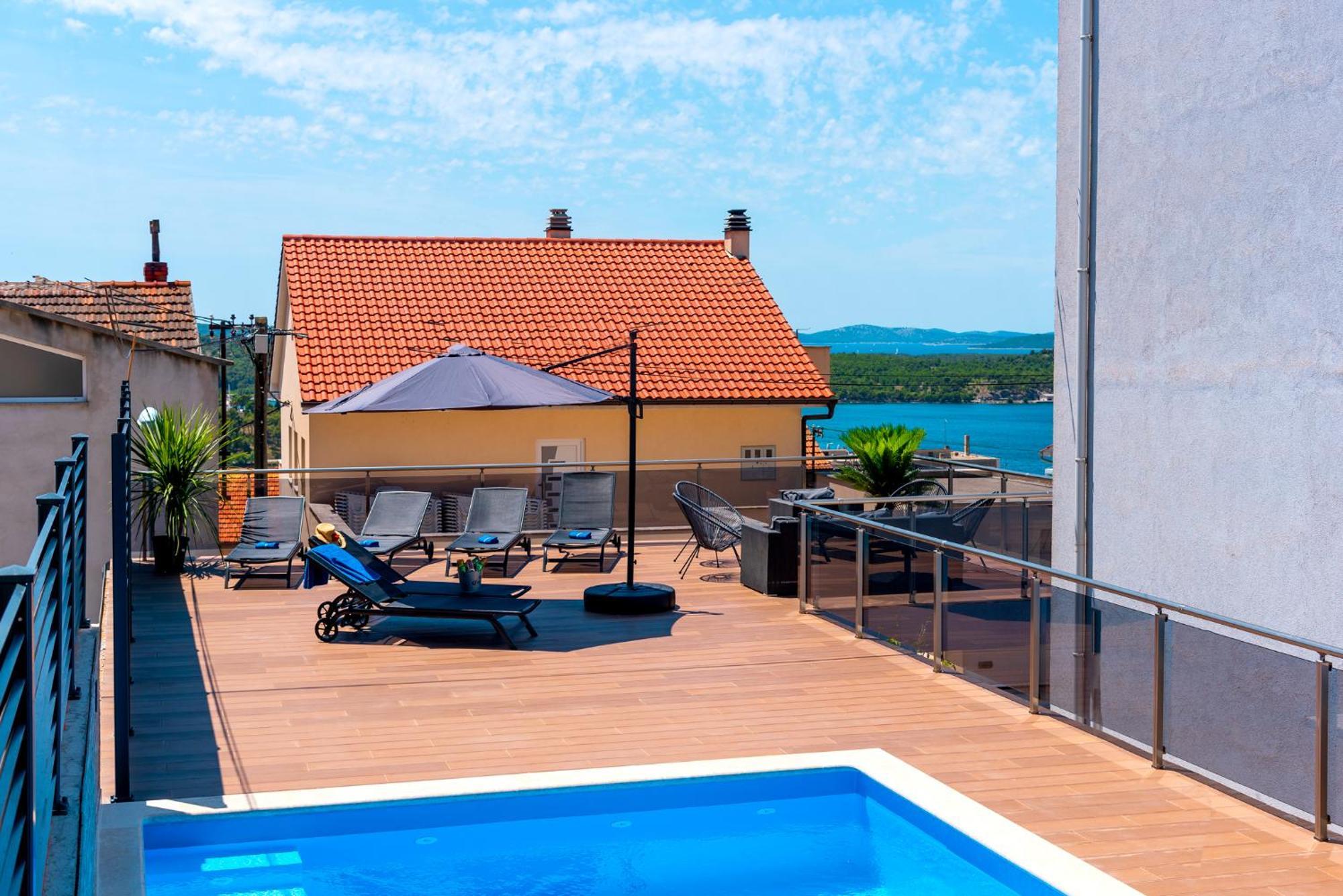 Pool Me Up! Lejlighed Šibenik Eksteriør billede